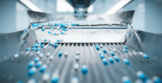 Automated pharmaceutical production line
